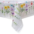 thumbnail image 1 of Spring Summer Tablecloth 60×104 inch, Waterproof Floral Butterfly Tablecloth Washable, Stain Resistant Cloth Table Cover for Party Picnic Dinner Decor (Butterfly), 1 of 6