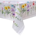 thumbnail image 1 of Spring Summer Tablecloth 60×84 inch, Waterproof Floral Butterfly Tablecloth Washable, Stain Resistant Cloth Table Cover for Party Picnic Dinner Decor (Butterfly), 1 of 6
