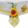 thumbnail image 1 of Spring Summer Tablecloth 60×84 inch, Waterproof Sunflower Table Cloth Washable, Stain Resistant Cloth Table Cover for Party Picnic Dinner Decor (Sunflower), 1 of 6
