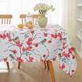 thumbnail image 1 of Spring Summer Tablecloth 60 x 84 Inch Rectangle, Cherry Blossom Table Cloth, Spill-Proof Stain Resistant Decorative Fabric Table Cover for Dining, Party, Picnic, 1 of 6