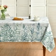 thumbnail image 1 of Spring Summer Tablecloth 60x120 Inch, Eucalyptus Butterfly Floral Table Cover for Party Picnic Dinner Decor, 1 of 6