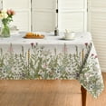 thumbnail image 1 of Spring Summer Tablecloth 60x120 Inch Rectangular, Wild Flowers Floral Table Cover for Party Picnic Dinner Decor, 1 of 6