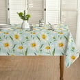 thumbnail image 1 of Spring Summer Tablecloth 60x60 Inch, Easter Daisy Blooming Floral Table Cover for Party Picnic Dinner Decor, 1 of 6