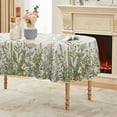 thumbnail image 1 of Spring Summer Tablecloth 60x84 Inch Oval, Wild Flowers Floral Table Cover for Party Picnic Dinner Decor, 1 of 6