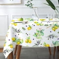 thumbnail image 1 of Spring Summer Tablecloth Waterproof Fabric Oblong Table Cloth, Holiday Decoration Perfect for Kitchen Dinner,Restaurant,Outdoor Table Cover 60"x 84" Oblong/Rectangle, 1 of 6