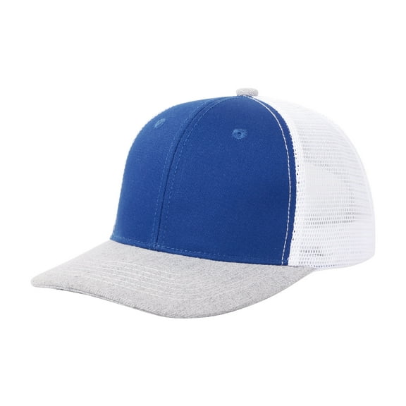 Spring & Summer Unisex Camouflage Cap, Wide Brim with Slightly Curved Duck Tongue, Breathable Mesh for Outdoor Activities,Light blue,M,Aetherz