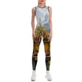thumbnail image 1 of Spring Summer Vintage Truck Pickup Wild Flowers Women's One Piece Yoga Jumpsuits Leggings Playsuit Gym Suit Fitness Running Athletic Clothes Gym Wear Set, 1 of 6