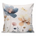 thumbnail image 1 of Spring Summer Wildflowers Pillow Covers 26x26 Inch Decorative Throw Pillow Cover, Farmhouse Retro Floral Botanical Sofa Pillowcases Accent Cushion Case Home Decor Bedroom Living Room, 1 of 6