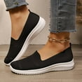 thumbnail image 1 of Spring Summer Women Mesh Walking Shoes Breathable Non-Slip Soft Sole Slip-on Loafers Tennis Shoes Black 37, 1 of 9