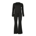 thumbnail image 1 of Spring And Summer Women's Casual Sportswear Two Piece Long Sleeved Suit Formal Jumpsuits for Women Elegant Ladies Pant Suits for Business Fall Attire Juniors Seasonal Attire Juniors Life Party Romper, 1 of 5