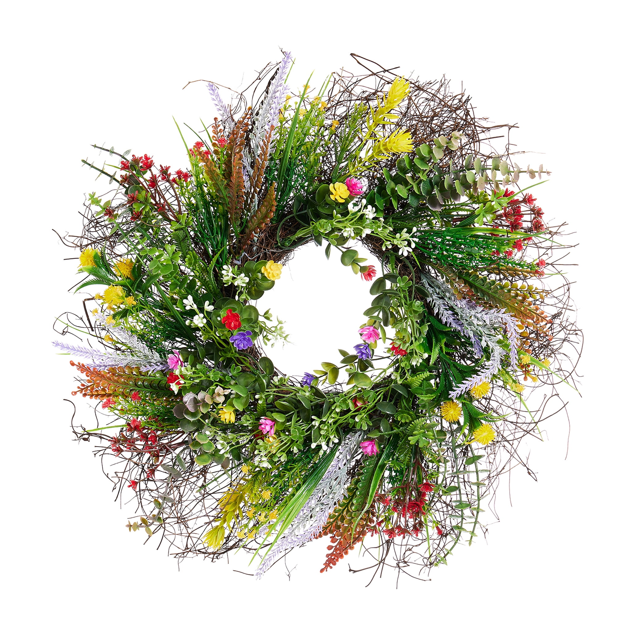 Spring Summer Wreath Front Door Simulation Dried Flower Wreath