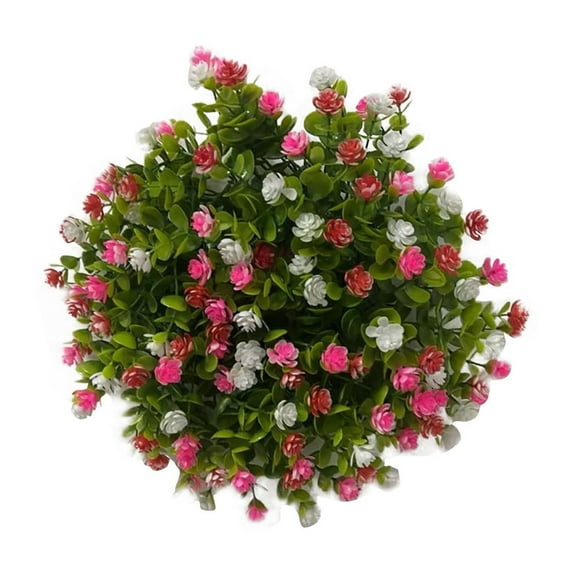 Spring Summer Wreaths for Front Door,Farmhouse Colorful Cottage Artificial Eucalyptus Wreath,Sping Door Wreath Flower Wreath,Summer Wreath for All Season Welcome Sign Farmhouse Home Decor