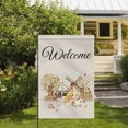 thumbnail image 1 of Spring Summer fall and winter Garden Flag 12x18 Inch,Flower Floral Bee Welcome Small Yard Flag Vertical Seasonal Farmhouse Yard Outdoor Outside Decoration, 1 of 5