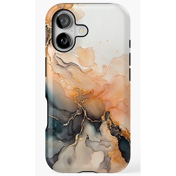 Spring Sunshine Abstract Alcohol Ink Art Phone Case for iPhone 11 12 13 14 15 16 17 Pro Max