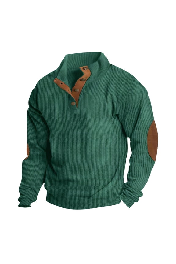 Spring Sweatshirt Fashion Men's Standing Collar Sweatshirt Is Outdoor Casual Sweaters Tops Pullovers