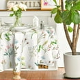 thumbnail image 1 of Spring Tablecloth 60×60 Inch Round, Wildflowers Floral Herbs Elegant Washable Table Cover for Party Picnic Dinner Decor, 1 of 6