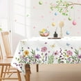 thumbnail image 1 of Spring Tablecloth 60 x 120 Inch, Wildflowers Floral Butterfly Table Cloth, Stain and Wrinkle Resistant Washable Rectangle Table Cover for Indoor Outdoor Holiday Party Picnic Dinner Decor, 1 of 6