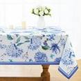 thumbnail image 1 of Spring Tablecloth 60x120 Inch, Blue Floral Table Cloth for Recatangle Table, Waterproof Hydrangea Table Cover Wrinkle Free for Patio, Picnic, Party Decor, 1 of 6