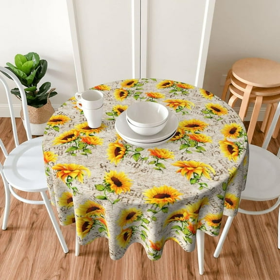 Spring Tablecloth 60x84 Inch for Rectangle Tables - Blooming Flower Spring Decorations for Home - Water Resistant Flower Table Cloth for Party,Table