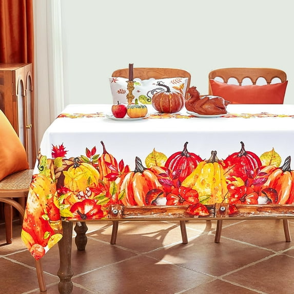 Spring Tablecloths for Rectangle Tables(60x84,Floral)