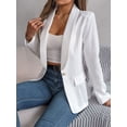 thumbnail image 1 of Spring Temperament Solid Color Long-sleeved One-button Suit For Women, 1 of 7