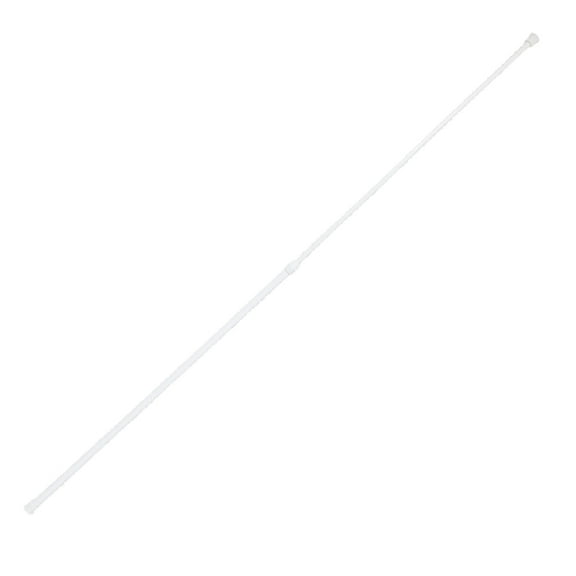 Spring Tension Curtain Rod, Tension Rods Cupboard Bars Adjustable Spring Steel Tensions Rod - 60cm-110cm