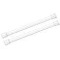 thumbnail image 1 of Spring Tension Curtain Rods Short Tension Rod (White,8" to 12"-2Pcs), 1 of 9