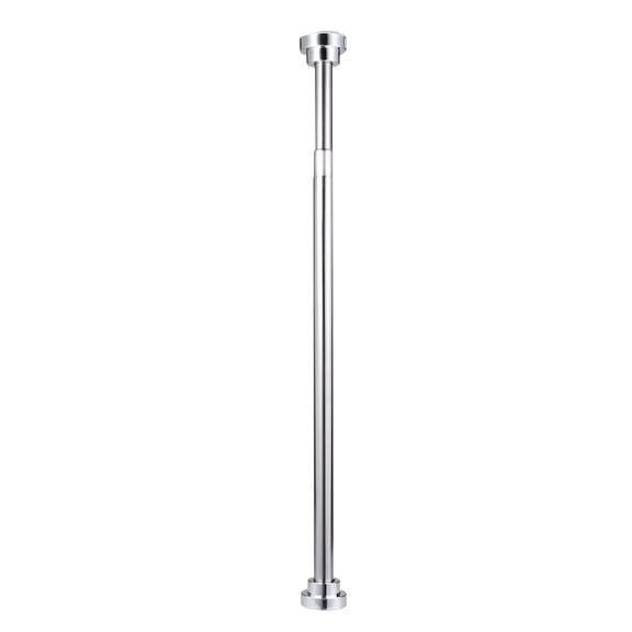Adjustable 55 CM Stainless Steel Spring Tension Rod for Curtains and Towels, Heavy Duty Hanger Bar for Home and Bathroom