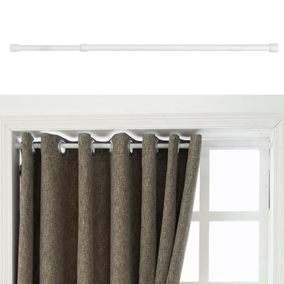 Spring Tension Rods 28-43 Inches Spring Load Adjustable Expandable Heavy Duty Steel Small Short Tension Curtain Rod For Windows,Kitchen,Doorway,Bathroom,Cupboard Bars