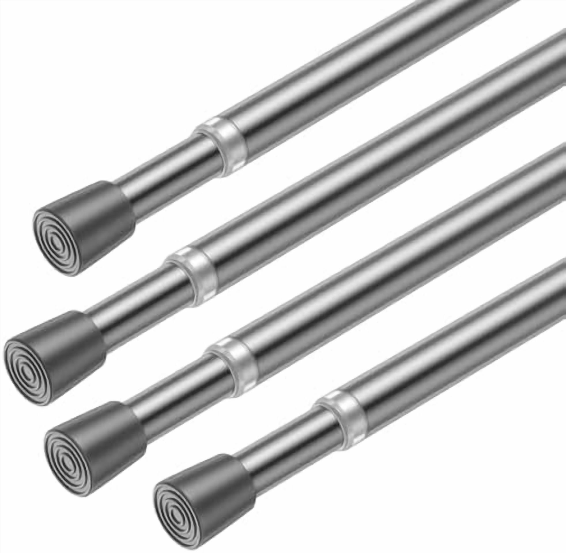 Spring Tension Rods Adjustable Tension Curtain Rod Small Tension Rod No ...