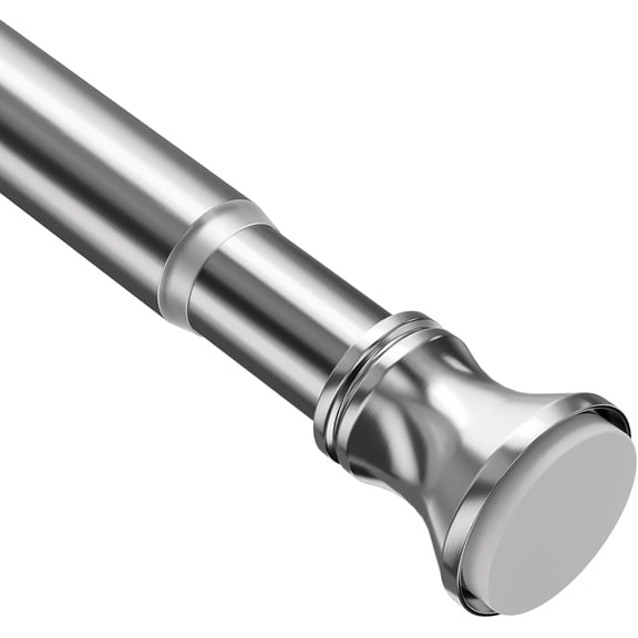 Spring Tension Shower Curtain Rod, 42-72 Inches Rust-Resistance Shower Curtain Rod Bathroom Rod, Chrome