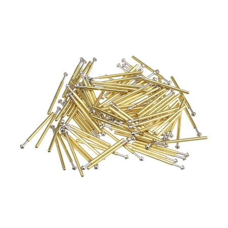 Spring Test Probe Pin 100pcs 1.5mm Tip 16.5mm for PCB Board Testing Contact