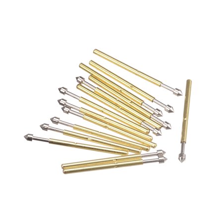 Spring Test Probe Pin 15pcs 1.3mm Tip 16.5mm for PCB Board Testing Contact