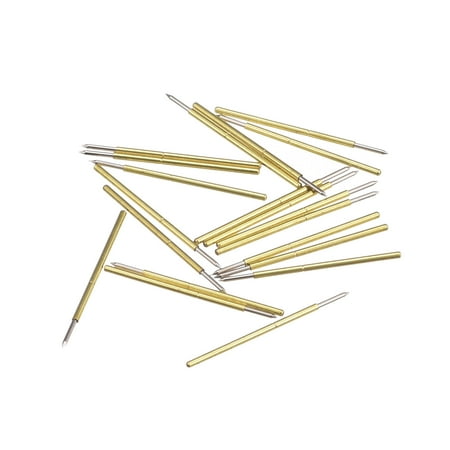 Spring Test Probe Pin 20pcs 0.48mm Tip 0.68mm Thimble 16.5mm for PCB Board Testing Contact