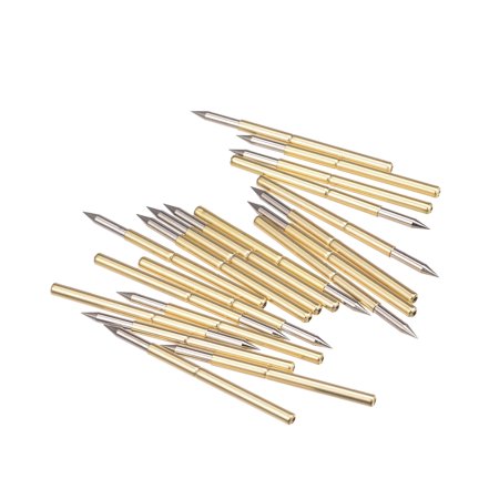 Spring Test Probe Pin 20pcs 1.7mm Tip 33.35mm for PCB Board Testing Contact