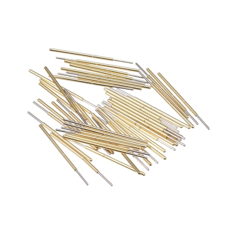 Spring Test Probe Pin 50pcs 0.74mm Tip 1.02mm Thimble 24.2mm for PCB Board Testing Contact