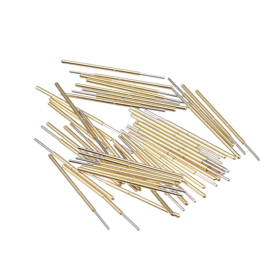 Spring Test Probe Pin 50pcs 0.74mm Tip 1.02mm Thimble 24.2mm for PCB Board Testing Contact