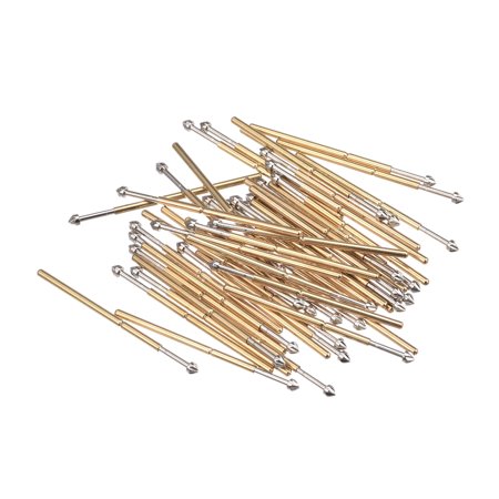 Spring Test Probe Pin 50pcs 1.5mm Tip 24.2mm for PCB Board Testing Contact
