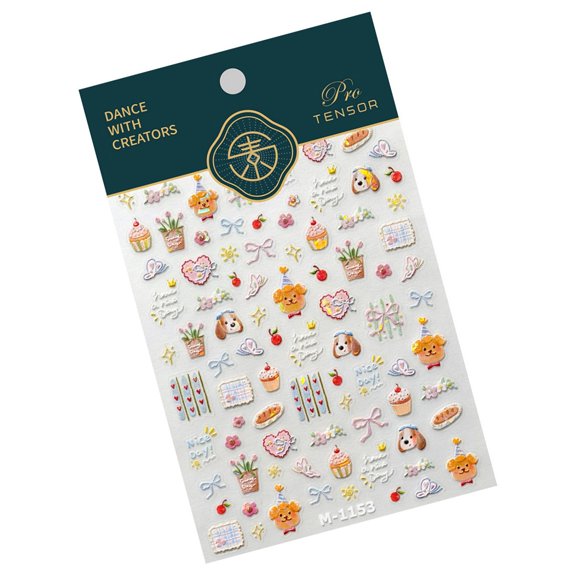 Spring Themed Puppy Stickers Decals For Gadgets Case Game Handle Controllers Notebook Planner And Stationery Decor