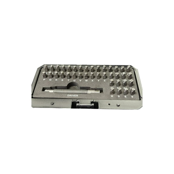 Spring Tools IDS509 Industrial Grade Stamping Set, 3/16 Inch Bits