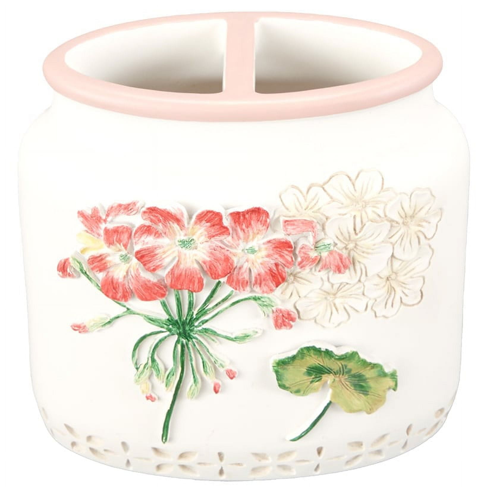 Spring Toothbrush Holder Ceramic Bathroom Countertop Accessory — free download