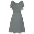 thumbnail image 1 of Spring Tops for Women Plus Size Dresses for Women on Women formal Wedding Bridesmaid High-waist Party Ball Prom Gown Cocktail Dress Gifts for Women, 1 of 5