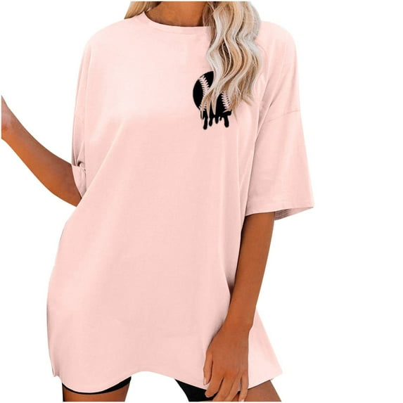 Spring Tops for Women Plus Size Tops Womens Oversize T Shirts for Women Slogan Graphic Drop Shoulder Short Sleeve Tops Summer Loose Pullover Tees Gifts for Women
