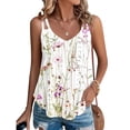 thumbnail image 1 of Spring Tops for Women Tunic Tops for Women Plus 2X Women Casual Round Neck Short Puff Sleeve Solid Color Pullover Blouse T-Shirt Tops Loose Fit, 1 of 6