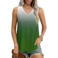 thumbnail image 1 of Spring Tops for Women 2025!Chaoheng Sleeveless Tops for Women Cotton Ladies' Casual and Fashionable Printed Round Neck Sleeveless Top, 1 of 1