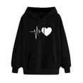 thumbnail image 1 of Spring Tops for Women Hoodies for Women Women's Winter Hoodie Sweatshirt Pullover Tops Long Sleeved Comfortable, 1 of 6