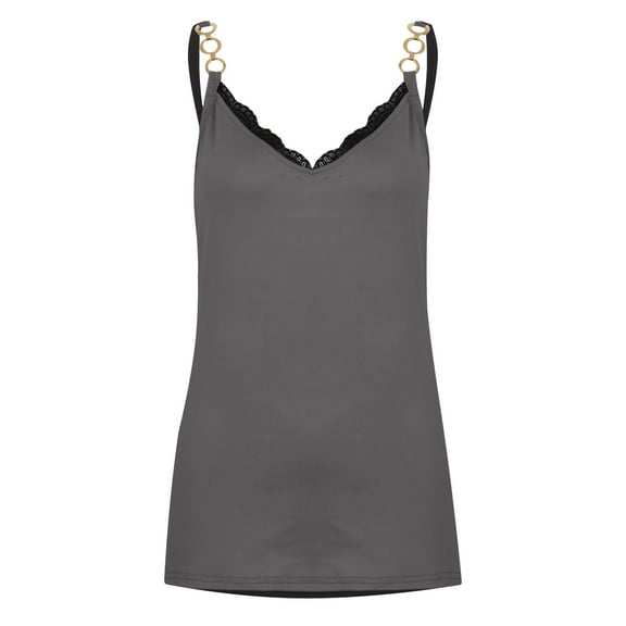 Spring Tops for Women Tank Tops for Women's Fashion Summer Loose Casual Solid V-Neck Pretty Blouse Womens Clothes under $8