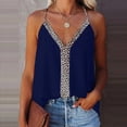 thumbnail image 1 of Spring Tops for Women Womens under $5 Tunic Top Sleeveless Sexy Womens Leopard Printed Neck Cami Vest Evening Party Tops Blouse, 1 of 5