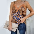 thumbnail image 1 of Spring Tops for Women Womens under $5 Tunic Top Sleeveless Sexy Womens Leopard Printed Neck Cami Vest Evening Party Tops Blouse, 1 of 9