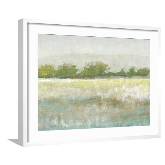Art.com Spring Treeline II Art Print by Tim OToole, White Frame Wall Art, 29" x 23"